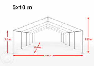 5x10m