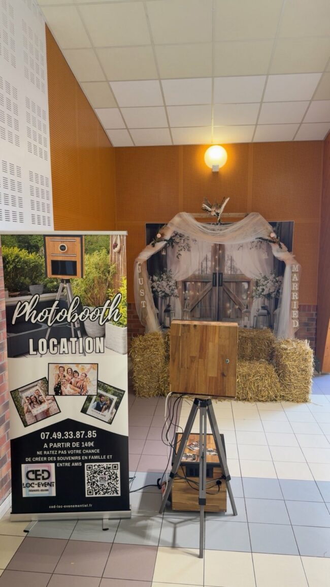 📸 Location de photobooth pour le mariage de Lydie et Patrick à Auberchicourt